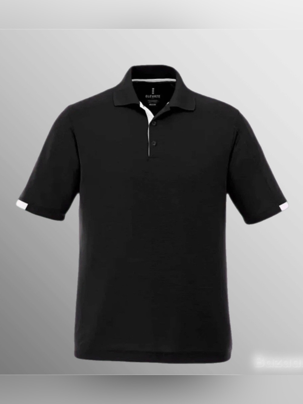 TRIMARK M-KISO SS POLO SIZE  2XL  Men's Black Short-Sleeve Polo Shirt